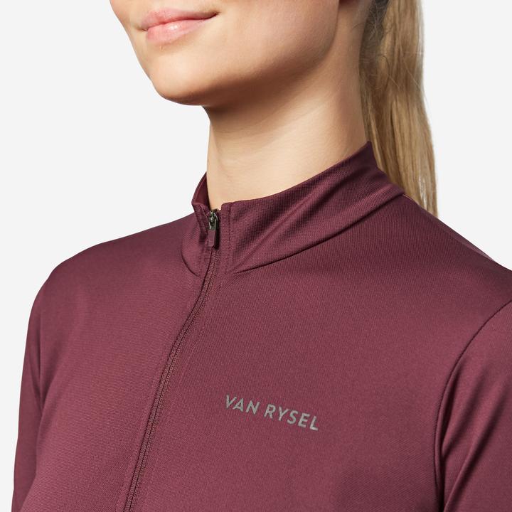 Image du produit Van rysel Maillot manches courtes vélo essential femme bordeaux (XL)