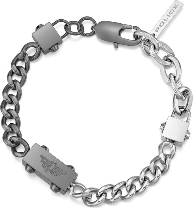 Police Chained Armband (20 cm, Edelstahl)