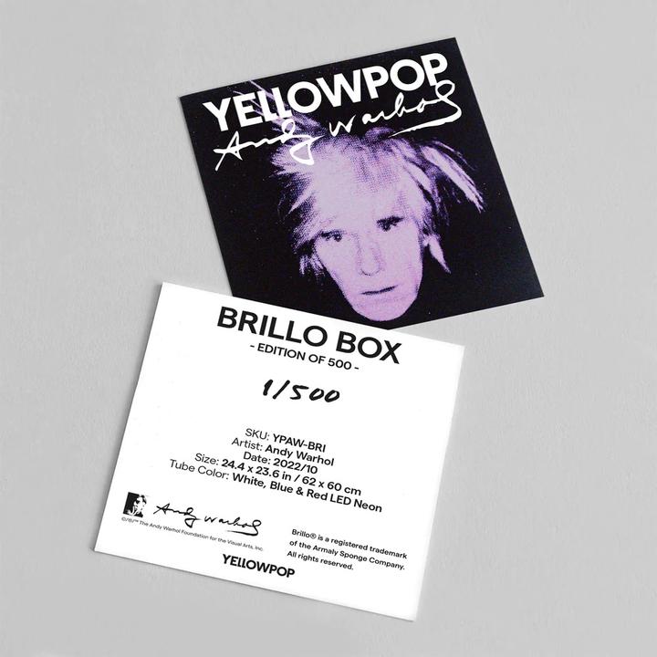 Image du produit YellowPop Andy Warhol Brillo Box