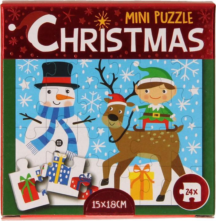 Image du produit Wins Holland Mini puzzle de Noël, 24 pièces (24 pièces)