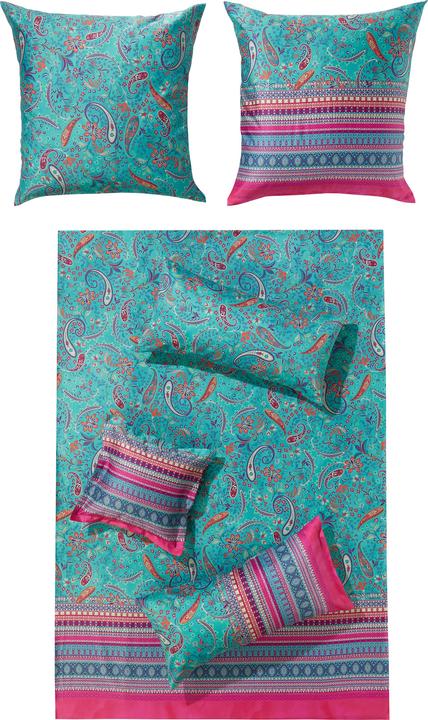 Produktbild Bassetti Mako-Satin Bettwäsche Burano S1 (Bettwäsche Set, 135x200 cm, 80x80 cm)