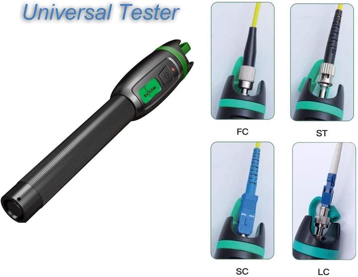 Actual product image Elfcam Glasfaserkabel Tester mit Rotlichtquelle (30mW)