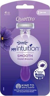 Produktbild Wilkinson MyIntuition Smooth Violet Bloom maszynki do golenia Quattro 3szt. (Körperlotion)