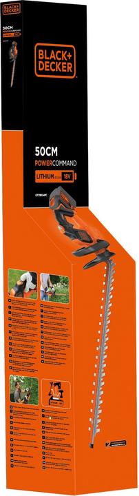 Productafbeelding Black & Decker Powercommand GTC18504PC 18V (Draadloze heggenschaar)