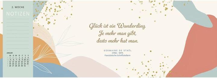 Produktbild Tischkalender Kluge Frauen, die die Welt und uns inspirieren 2026 (30 x 11.5 cm, Harter Einband, Deutsch)