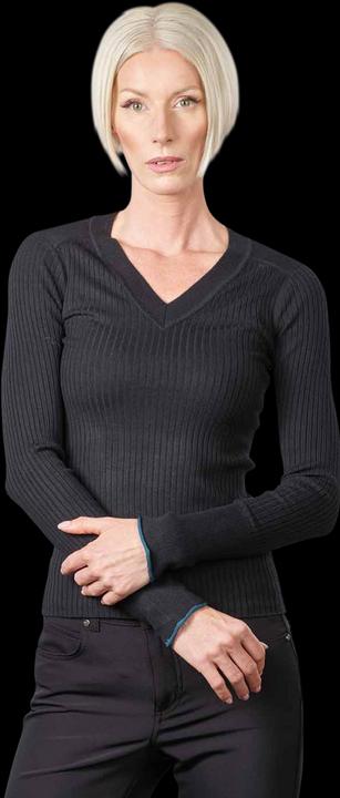 Scotch & Soda Skinny Riv Pullover V-Neck Black