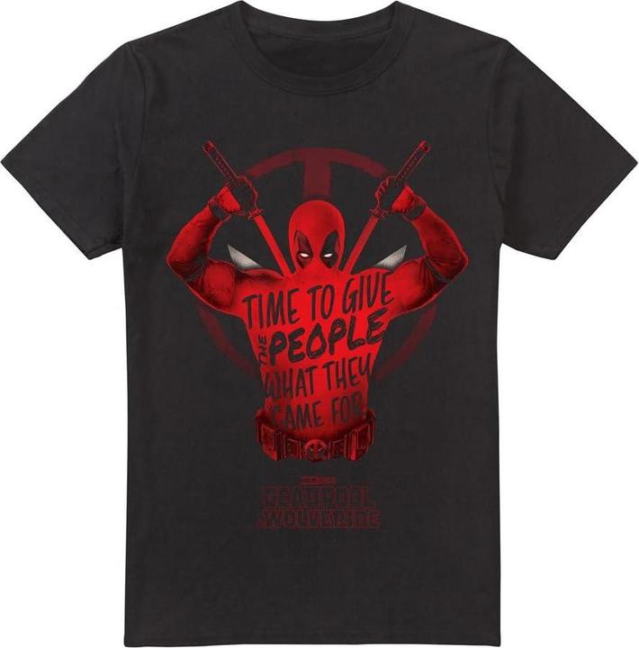 Image du produit Deadpool & Wolverine - T-shirt GIVE THE PEOPLE - Homme (S)