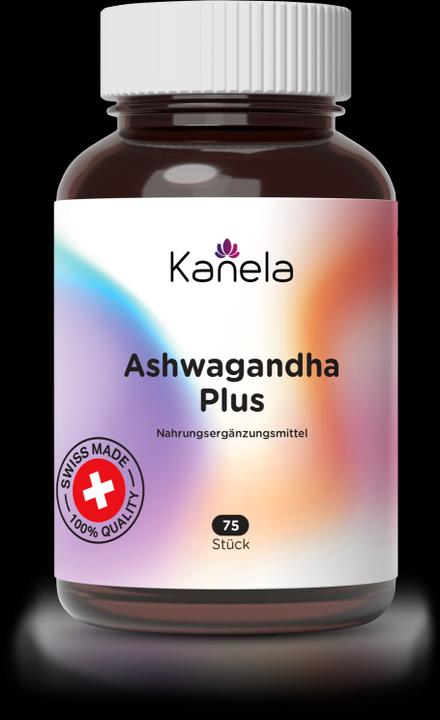 Actual product image Kanela Ashwagandha Plus Capsules (75 Capsules) (1 Piece, Capsules)