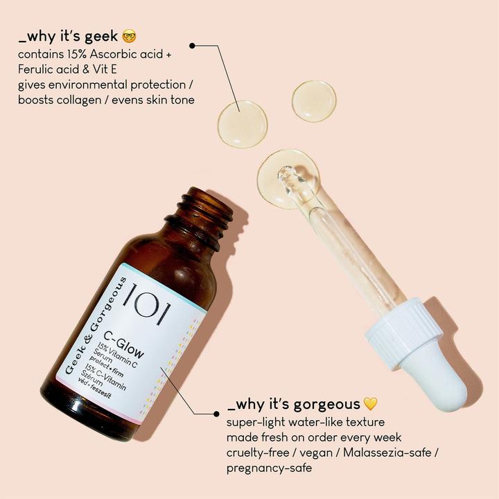 Actual product image Geek & Gorgeous C-Glow (30 ml)