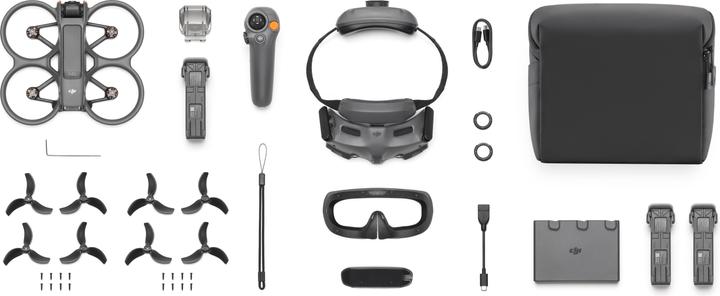 Productafbeelding DJI Avata 2 Fly More Combo (Three Batteries) (23 min, 377 g, 12 Mpx)