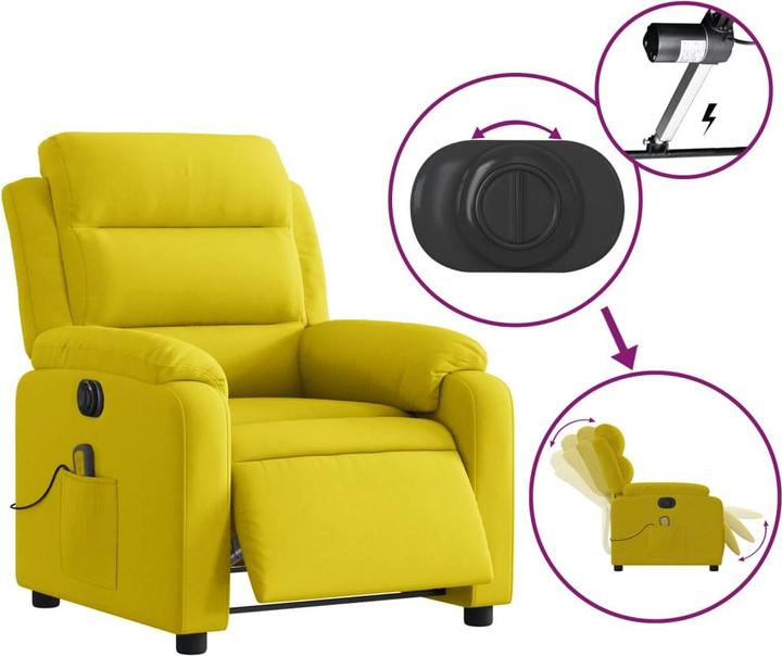 Produktbild VidaXL Massagesessel Elektrisch Samt