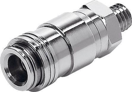 Produktbild Festo Brass Male Pneumatic Quick Connect Coupling, M5 Male (Pressverbindung)