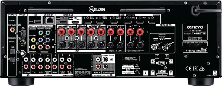 Actual product image Onkyo Tx-Nr676e (7.2 channels, FM, MW)