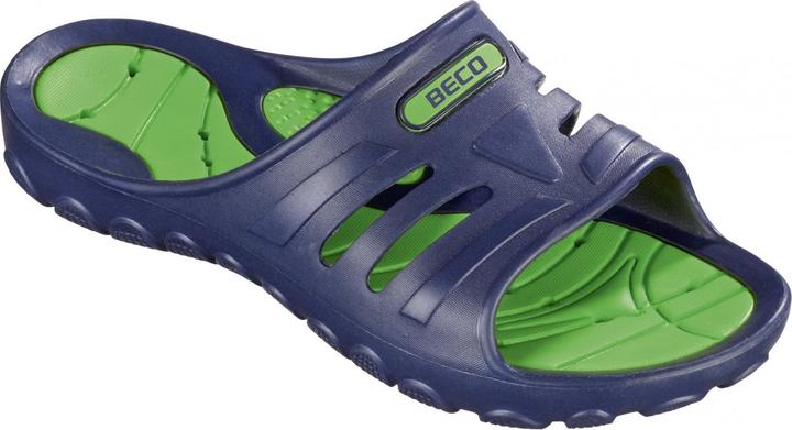 Beco Badslippers marine/groen 39 (39)