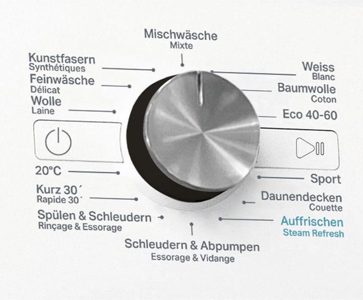 Actual product image Whirlpool WM FCH 914 A (9 kg, Left, CH plug)