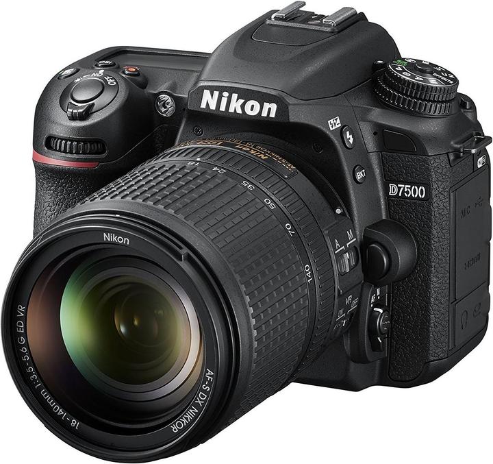 Nikon D7500 Kit (18 - 140 mm, 21.51 Mpx, APS-C / DX)