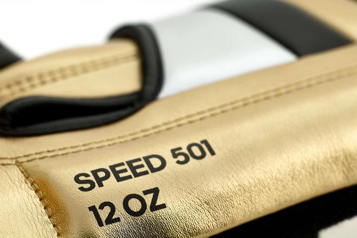 Produktbild adidas Boxhandschuhe Speed 500 gold/black Microfibre, ADISBG501 (14 OZ)