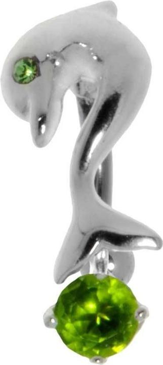Produktbild Bijouteria Bauchpiercing (Zirkonia, Chirurgenstahl 316L, Silber 925)