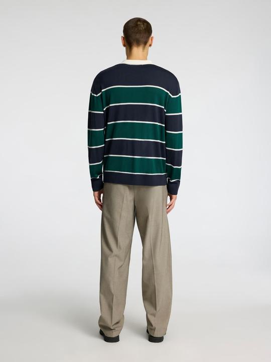 Actual product image Selected Homme 100% Merinowoll Langarm-Poloshirt (XXL)