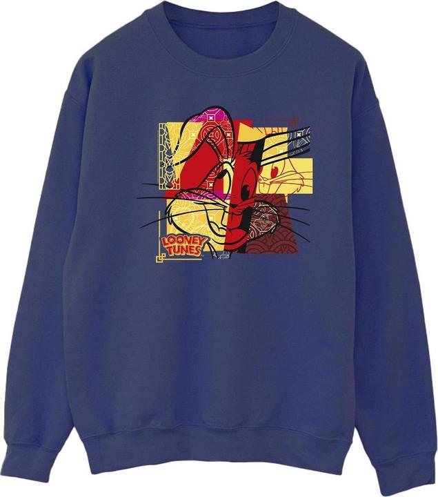 Looney Tunes Bugs Bunny Rabbit New Year Sweatshirt (XL)