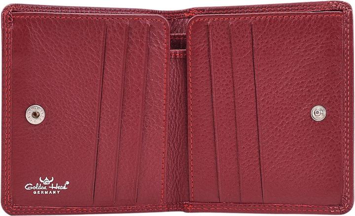 Actual product image Golden Head Polo wallet RFID leather 10.5 cm