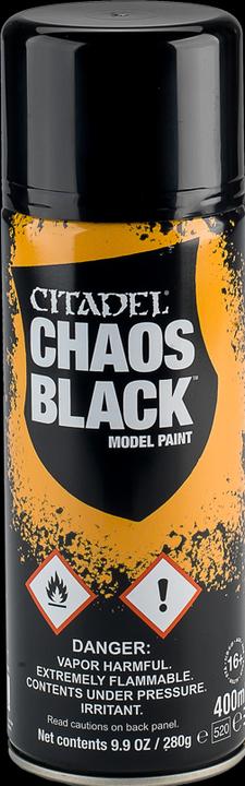 Games Workshop Spray - chaos Black