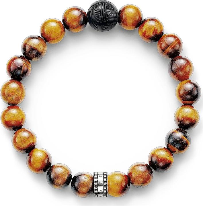 Immagine prodotto Thomas Sabo Bracciale Marrone (19 cm, Argento)