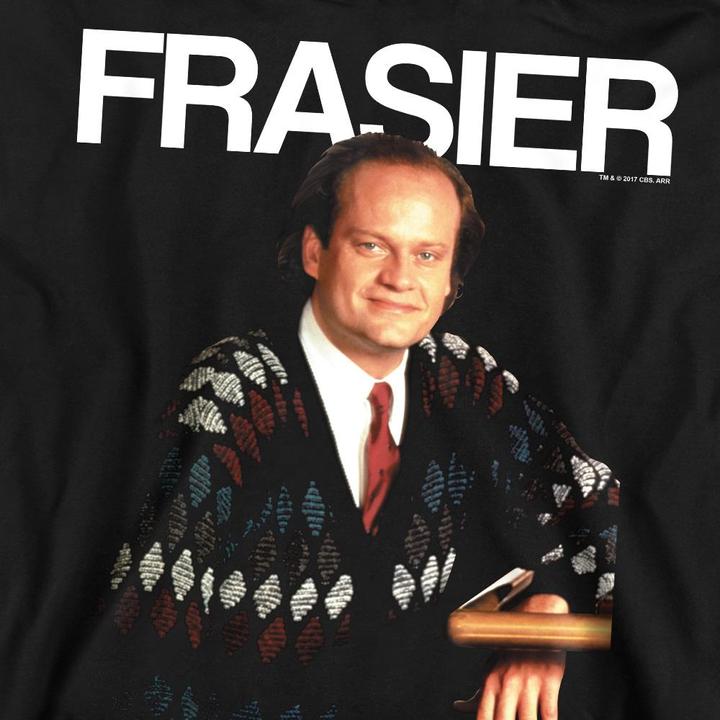 Actual product image Cheers Unisex Adult Frasier Crane Sweatshirt (L)