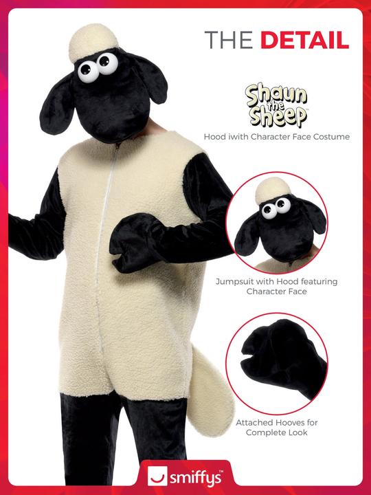 Produktbild Smiffys Shaun Das Schaf (One Size)