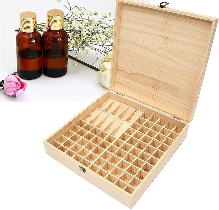 Image du produit Rose Flower Organisateur d'huile essentielle (35 x 35 x 9 cm)