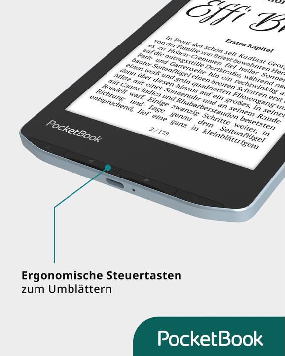Productafbeelding PocketBook Vers (6", 8 GB, Mist Grijs)