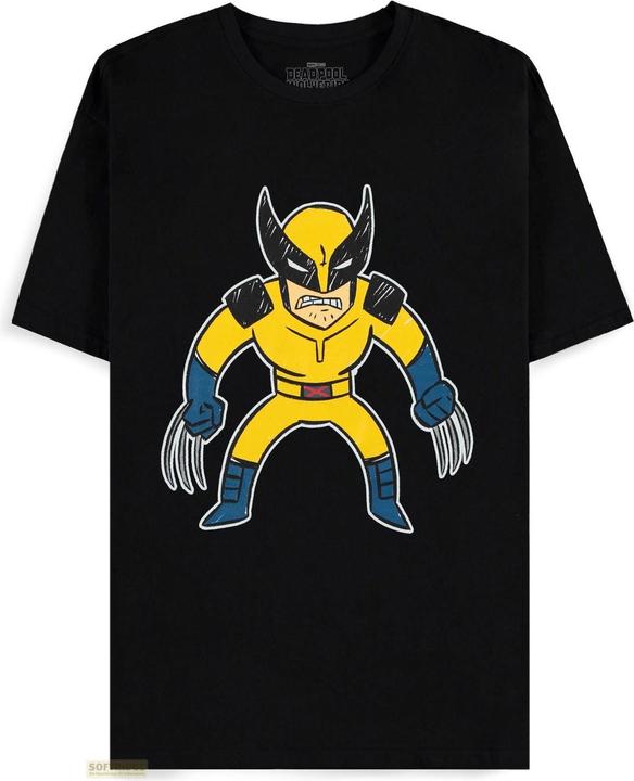 Produktbild Difuzed Deadpool - Wolverine Kids Drawing - Men's Short Sleeved T-shirt - L (L)