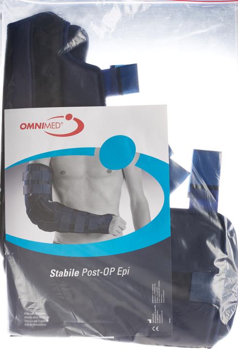 Actual product image Omnimed Stable post-op epi L right blue (L)