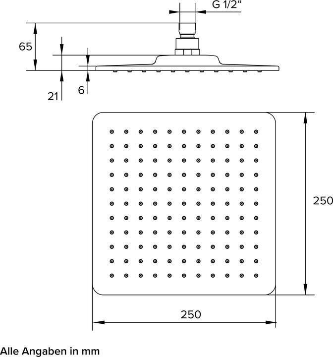 Produktbild Chris Bergen Kopfbrausen-SET (8.20 l/min)