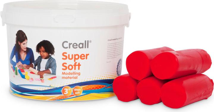 Produktbild Creall Supersoft klei Rood, 1750gr.