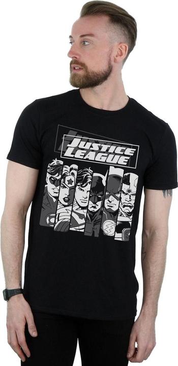 Actual product image Mens Justice League Stripes T-Shirt (3XL)