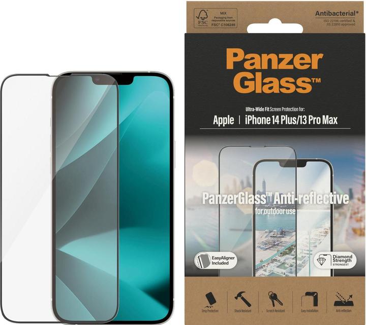 Immagine prodotto PanzerGlass Ultra Wide Fit (1 Pezzo/i, Apple iPhone 13 Pro Max, Apple iPhone 14 Plus)