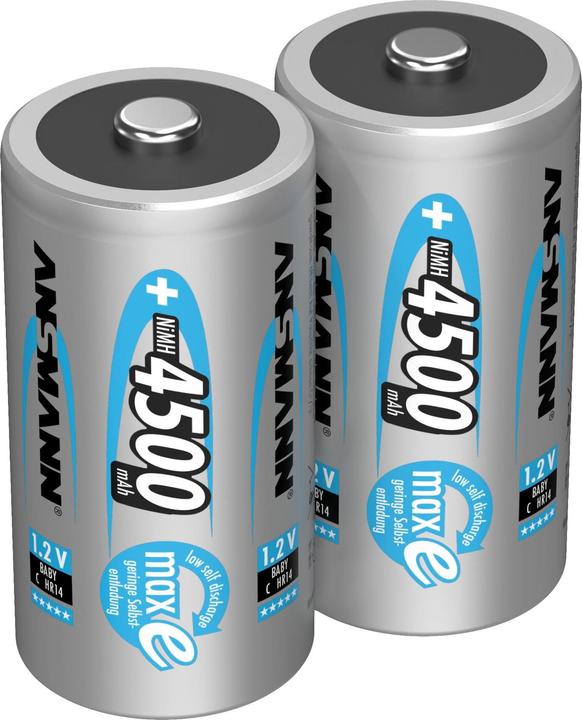 Image du produit Ansmann Bébé C (2 pcs, C, 4500 mAh)