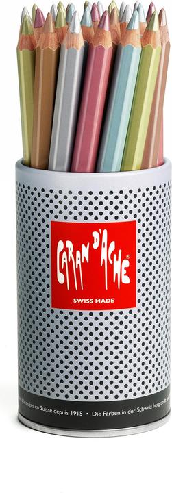 Caran d'Ache Farbstifte Metallic (Multicoloured, 28 x)