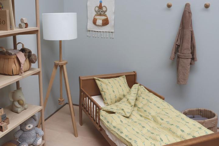 Produktbild By Mats Bed Linen Junior Size 100 x 140 cm - Flower Stripe (MAT115)