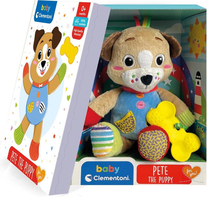 Actual product image Clementoni Baby - soft toy Pete the Puppy (30 cm)