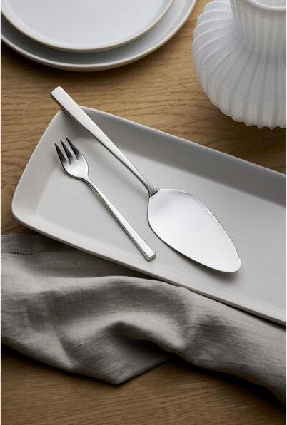 Actual product image Gense Fuga Tårtgaffel Cake fork Stainless steel 1 pc(s) (1 Piece, Pitchfork)