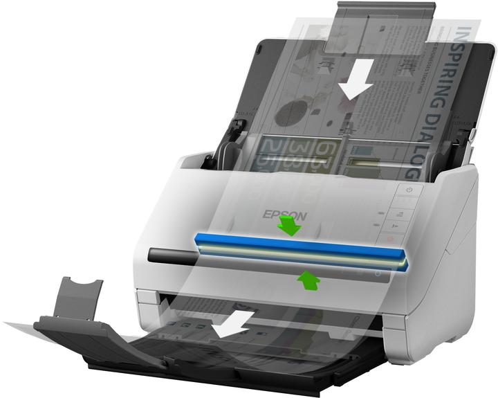 Actual product image Epson DS-530N WorkForce (USB, RJ45)