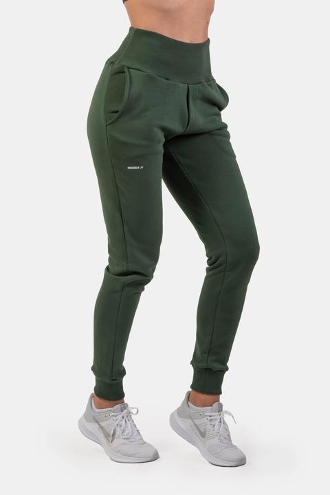 Immagine prodotto Nebbia High-Waist Loose Fit Sweatpants "Feeling Good" 409 dark green (XS)