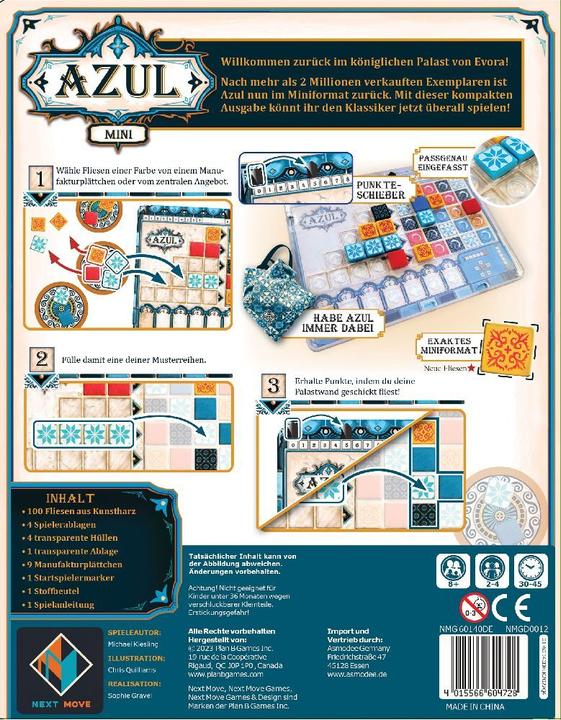 Image du produit Next Move Azul Mini (Allemand)