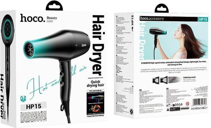 Produktbild Hoco Other hair dryer with hot and cold air HP15 gradient blue
