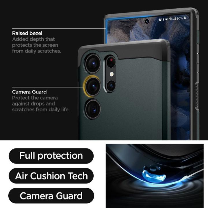 Actual product image Spigen Tough Armor (Samsung Galaxy S23 Ultra)