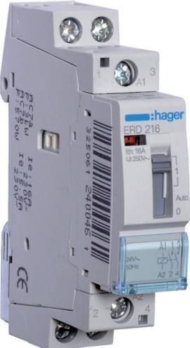 Hager Installationsrelais 16A 2S 24V ERD216