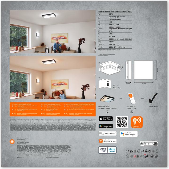 Produktbild Ledvance Smart+ Orbis Magnet (2500 lm)