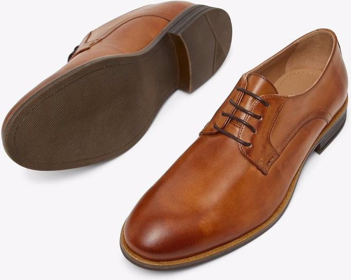 Actual product image Bianco BIABYRON leather derby shoes (42)
